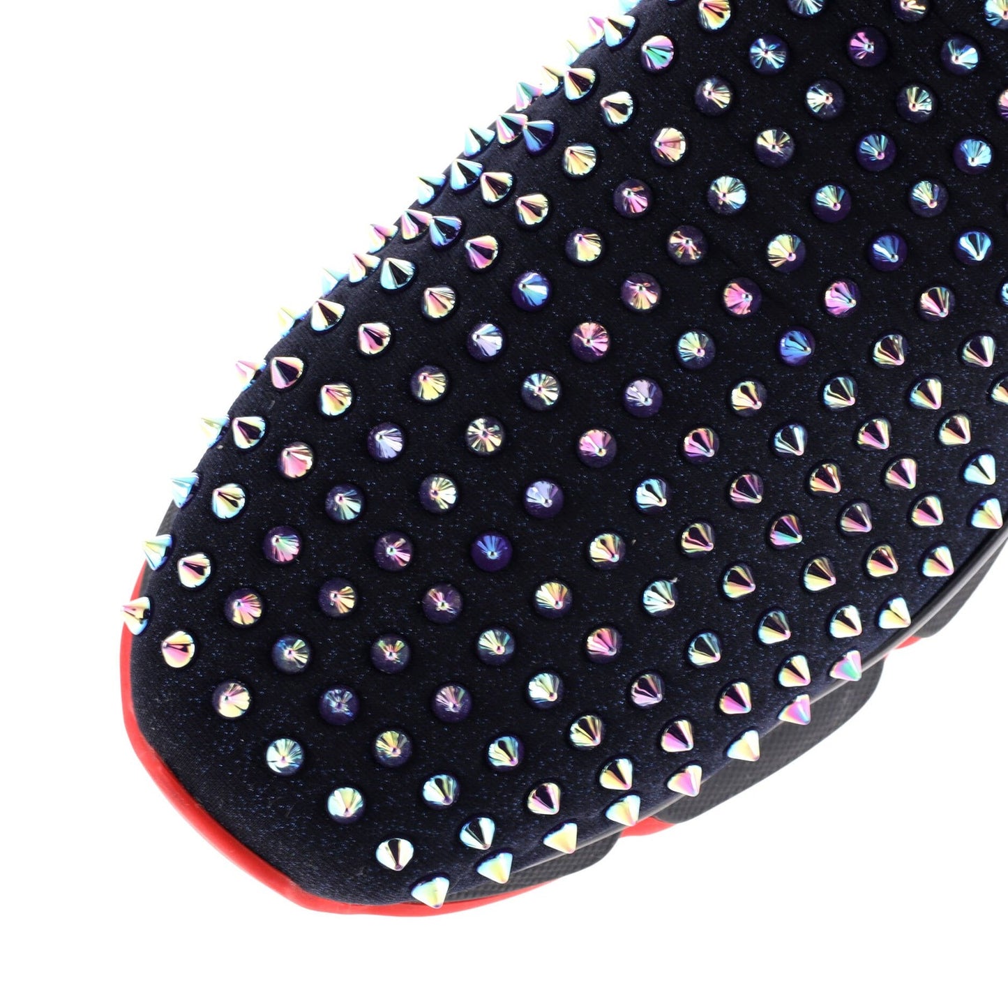 Christian Louboutin Men'S Spike Sock Sneakers Spiked Neoprene