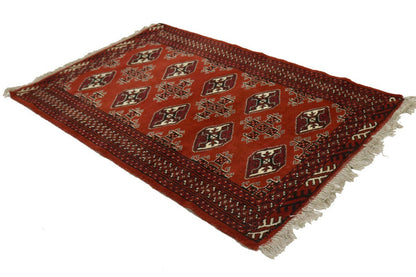 3X5 Ft Handmade Vintage Tribal Design Area Rug
