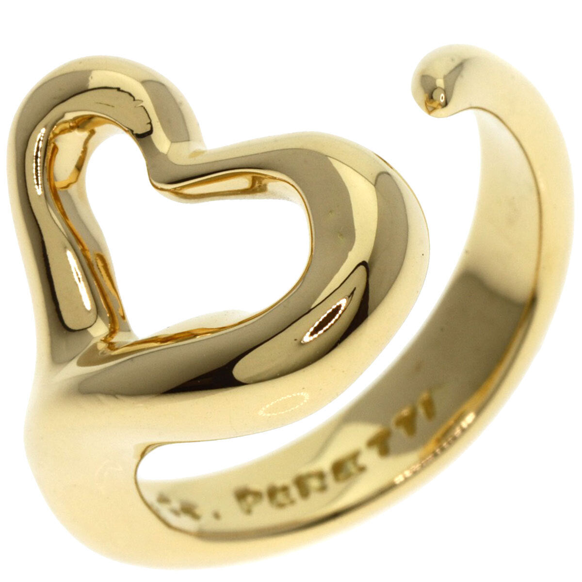 Tiffany&Co.   Ring Open Heart K18 Yellow Gold