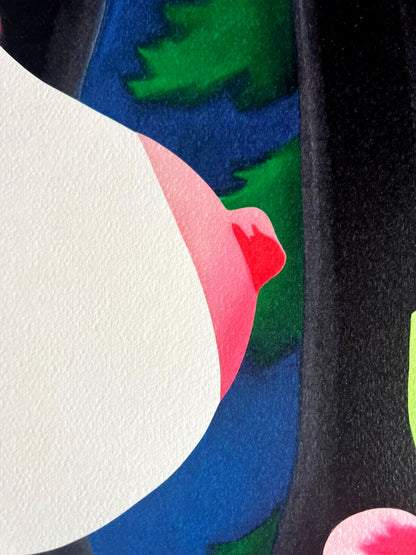 Tom Wesselmann Lithograph Signed Numbered COA Op