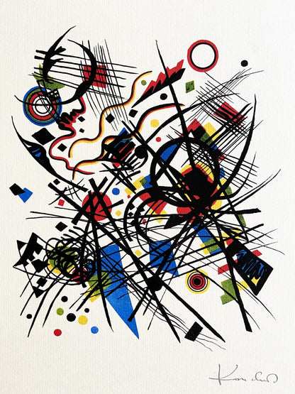 Wassily Kandinsky Lithograph 1923 Coa -Piet Mondrian Josef Albers