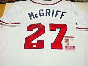 Fred Mcgriff Atlanta Braves,95 Ws Champs Jsa/Coa