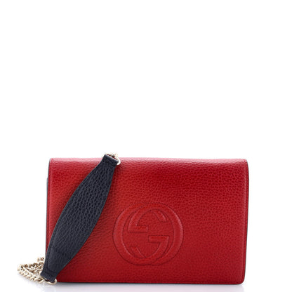 Gucci Soho Wallet On Chain Leather
