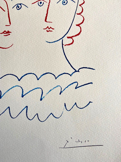 Pablo Picasso Lithograph Coa Signed Numbered By Hand