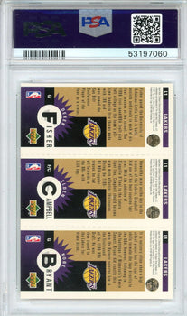 Kobe Bryant, Elden Campbell & Derek Fisher 1996 Upper Deck Collector'S Choice Go