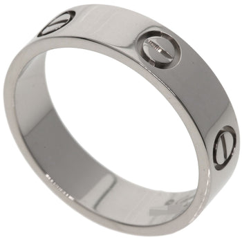 Gold CARTIER love ring #59 Ring K18 White