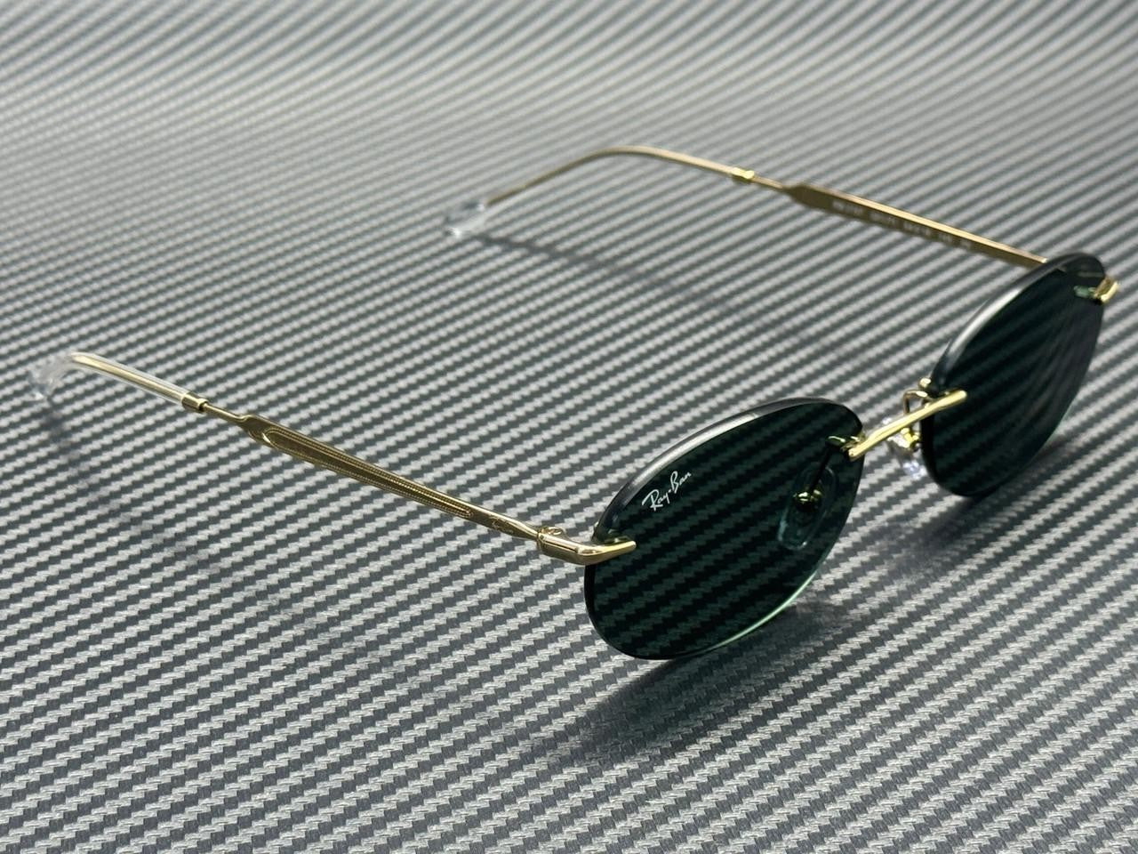 RAY BAN RB3767 001 71 Gold Dark Green Unisex 54 mm Sunglasses