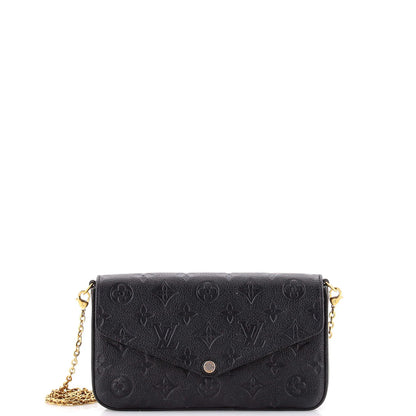 Louis Vuitton Felicie Pochette Monogram Empreinte Leather