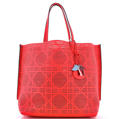 Christian Dior Dioriva Tote Perforated Leather