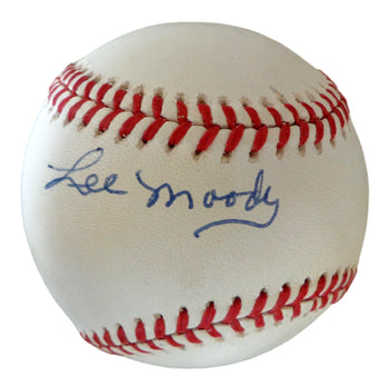 Lee Moody Autographed Onl Baseball Negro League