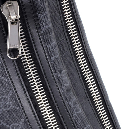 Gucci Soft Zip Belt Bag Gg Coated Canvas Small