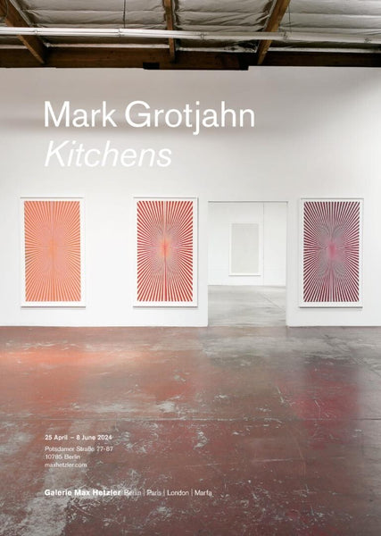 Mark Grotjahn Original Exhibition Poster Print -Kitchens Max Hetzler Gallery