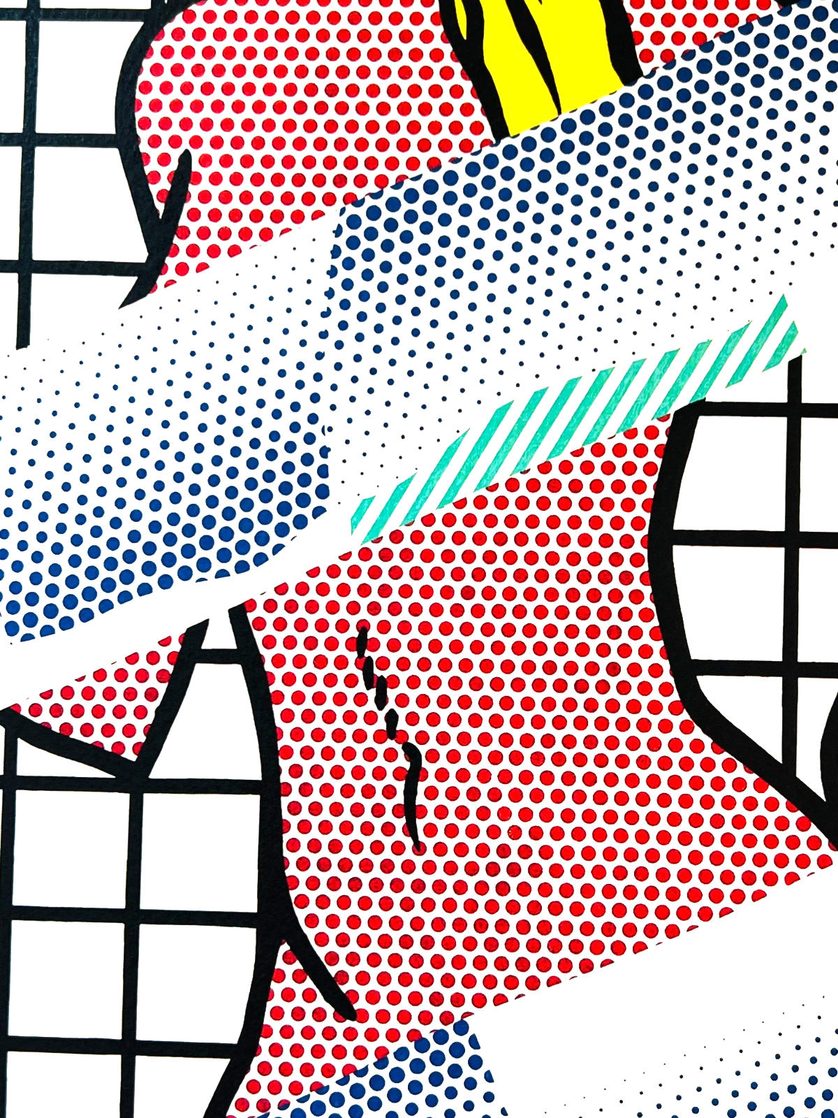 Roy Lichtenstein Lithograph Coa Signed In Pen Numbered In Pencil