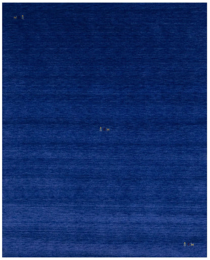 Royal Blue Pictorial Style 8X10 Gabbeh Modern Rug