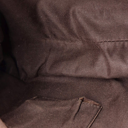 Gucci Saddle Zip Messenger Bag Gg Canvas With Leather Medium