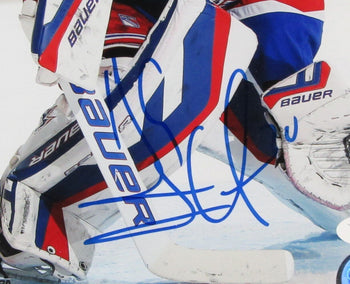 Henrik Lundqvist Autographed 8X10 Photo New York