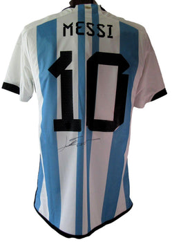 Lionel Messi Signed Argentina National 2022 Home