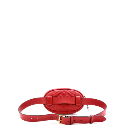Gucci Gg Marmont Belt Bag Matelasse Leather