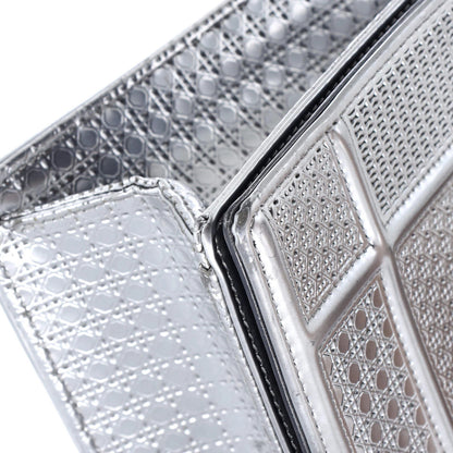 Christian Dior Diorama Flap Bag Cannage Embossed Calfskin Medium