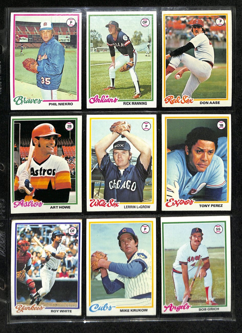 1978 Topps Baseball Complete Set (726) Murray Rc,