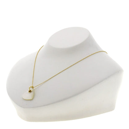 Tiffany&Co.   Necklace Heart White Shell K18