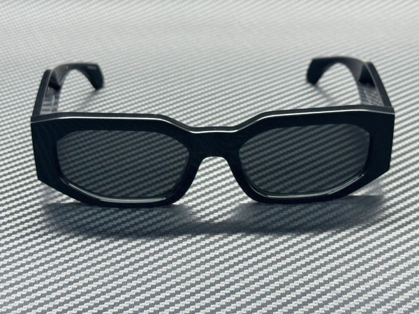 VERSACE VE4489U 536087 Black Grey Men's 55 mm Sunglasses