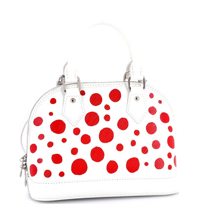 Louis Vuitton Alma Handbag Yayoi Kusama Infinity Dots Epi Leather Bb