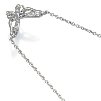 Necklace Diamond Butterfly 18K 750 White Gold
