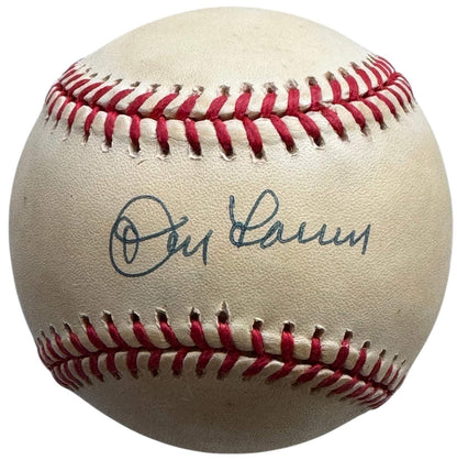 Don Larsen Autographed Official American League Baseball (Jsa)