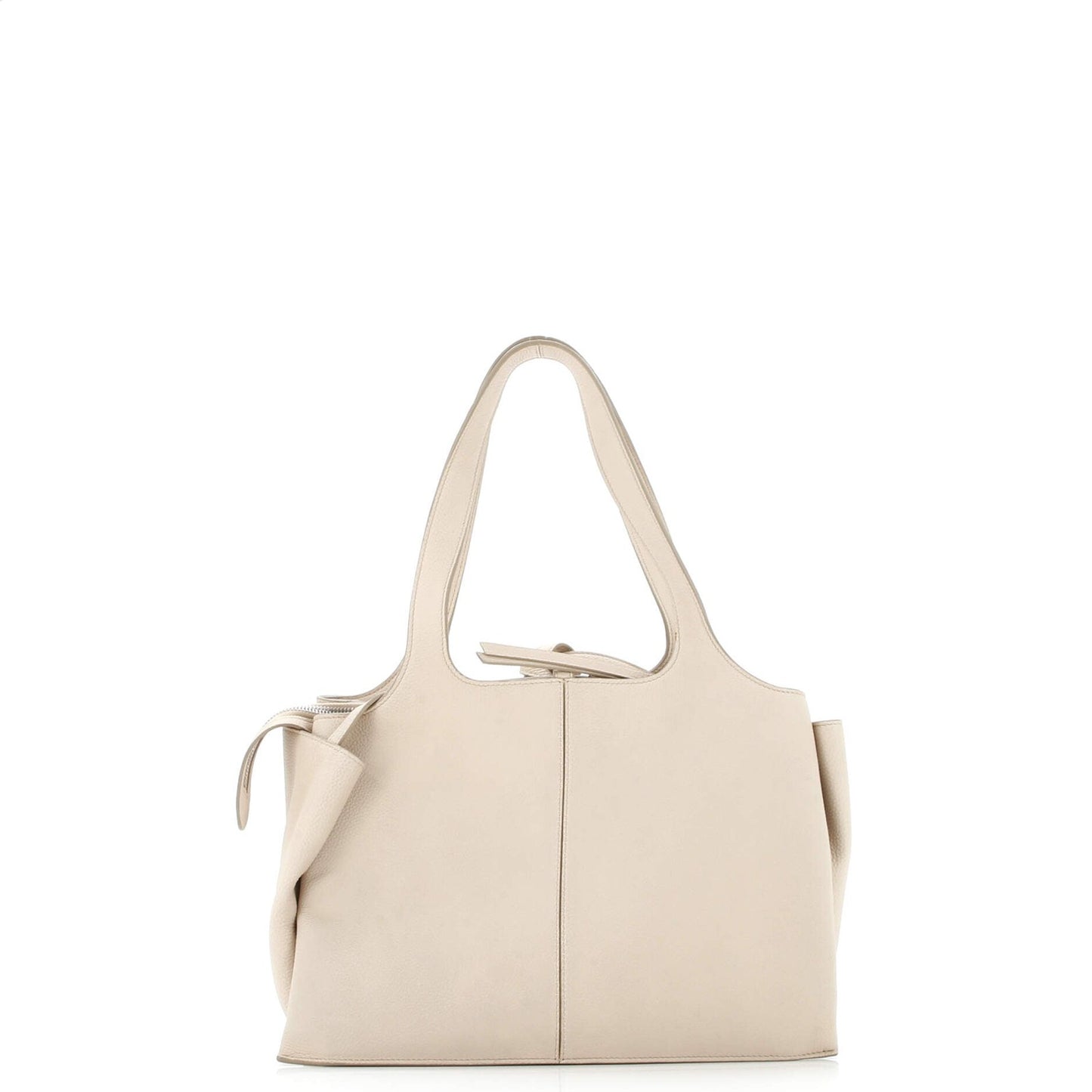 Celine Tri-Fold Shoulder Bag Grained Calfskin Small