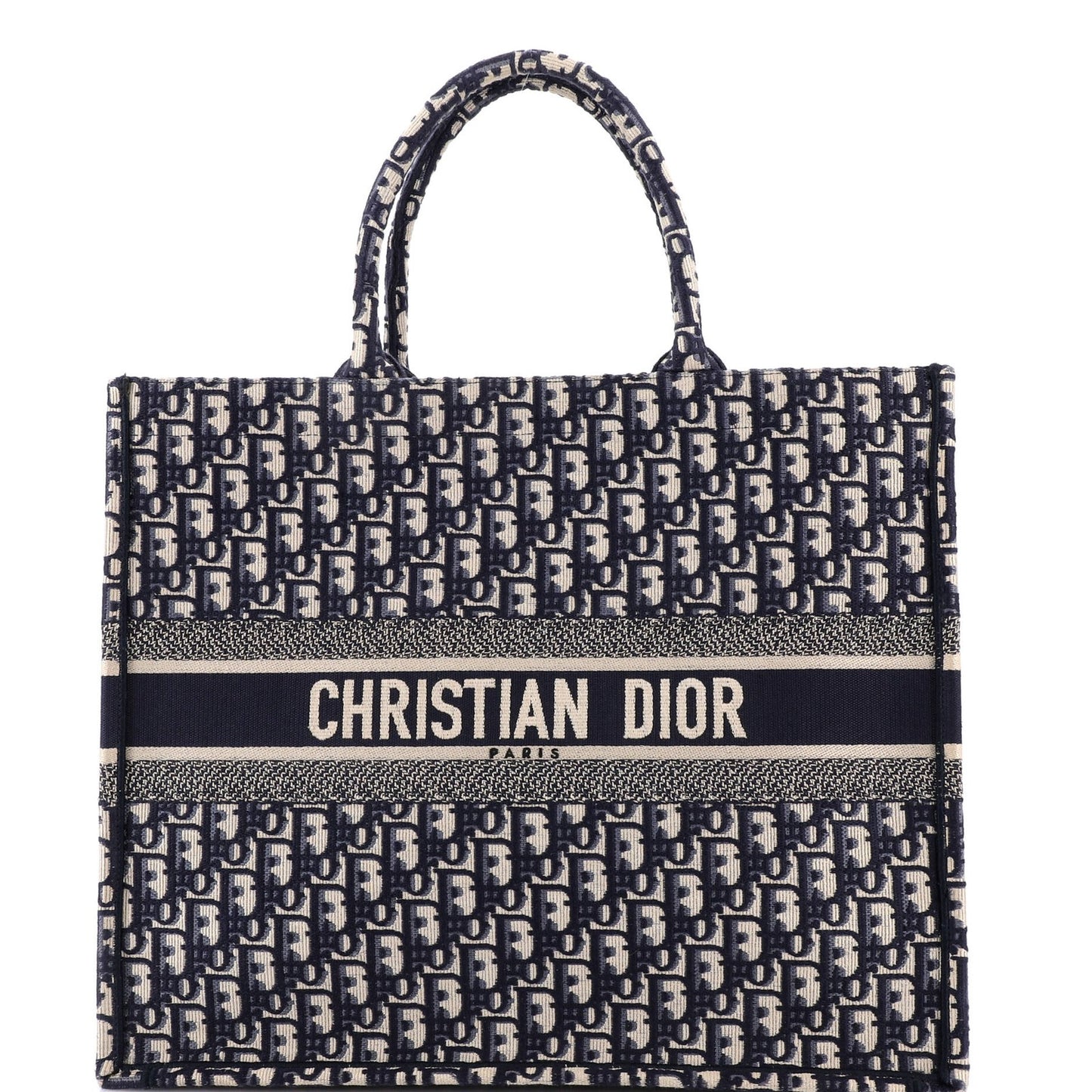 Christian Dior Book Tote Oblique Canvas Large