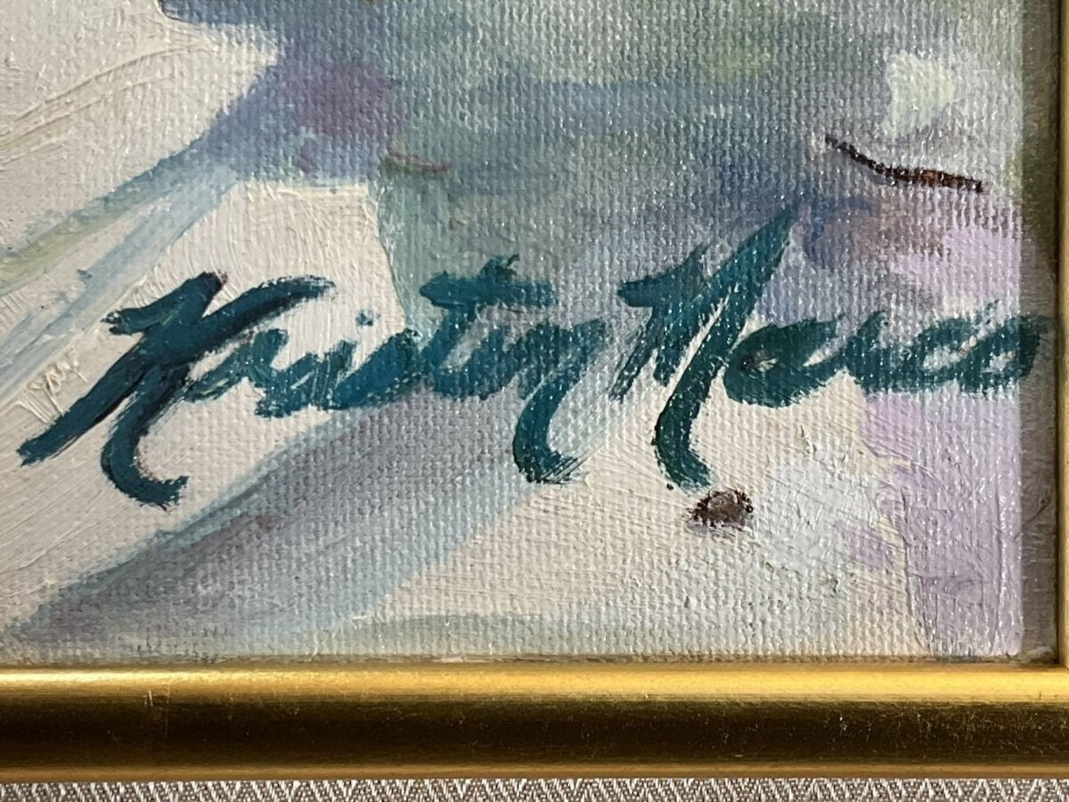 Kristin Marco Original Oil Painting Sunflower Celebration Large Framed Signed