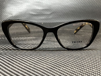 Prada Pr 19Wv 1Ab1O1 Black Cat Eye 53 Mm Women'S