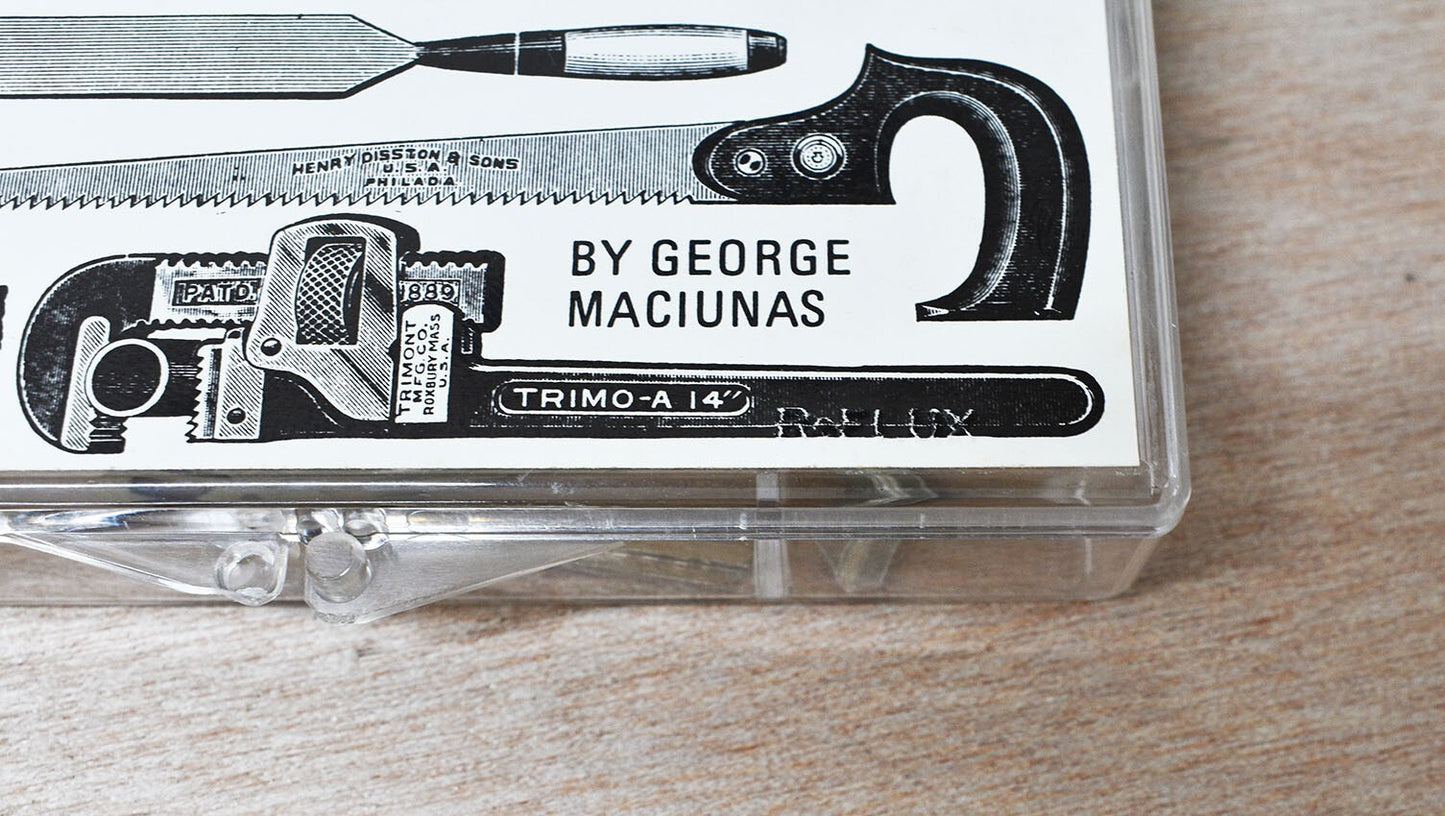 (label) George Maciunas 1988 ReFlux Editions 7 keys Case