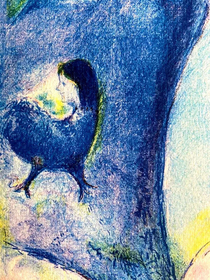 Marc-Chagall Lithograph Hand-Made Coa Hand-Signed Numbered In Pencil
