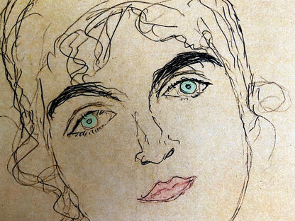 Gustav Klimt Lithograph Signed Numbered By Hand - Paul Klee - Amedeo Modigliani
