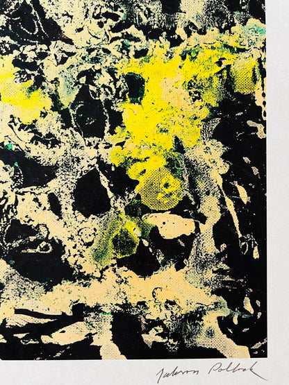 Jackson Pollock Action Painting Coa Signed Numbered By Hand. Eduardo Chillida