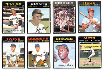 1971 Topps Baseball Complete Set (752) Cards