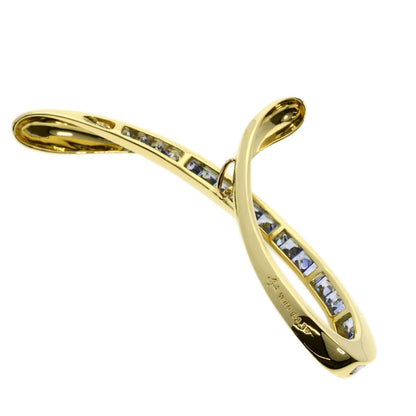 Jeunet   Pendant Top Sapphire K18 Yellow Gold