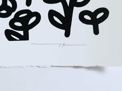 Yok Rotten Flowers 2021 Silkscreen Art Print On Mohawk Supreme Paper