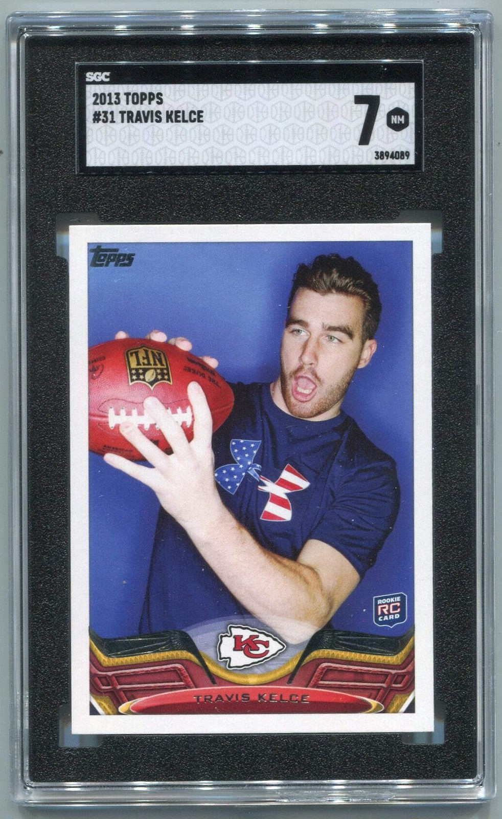 Travis Kelce 2013 Topps Rc #31 Sgc Graded 7