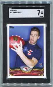 Travis Kelce 2013 Topps Rc #31 Sgc Graded 7