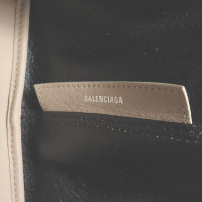 Balenciaga  339933 Tote Bag Navy Cabas S S Calf