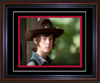 Chandler Riggs Unsigned Framed Carl Grimes Walking Dead 8X10 Photo