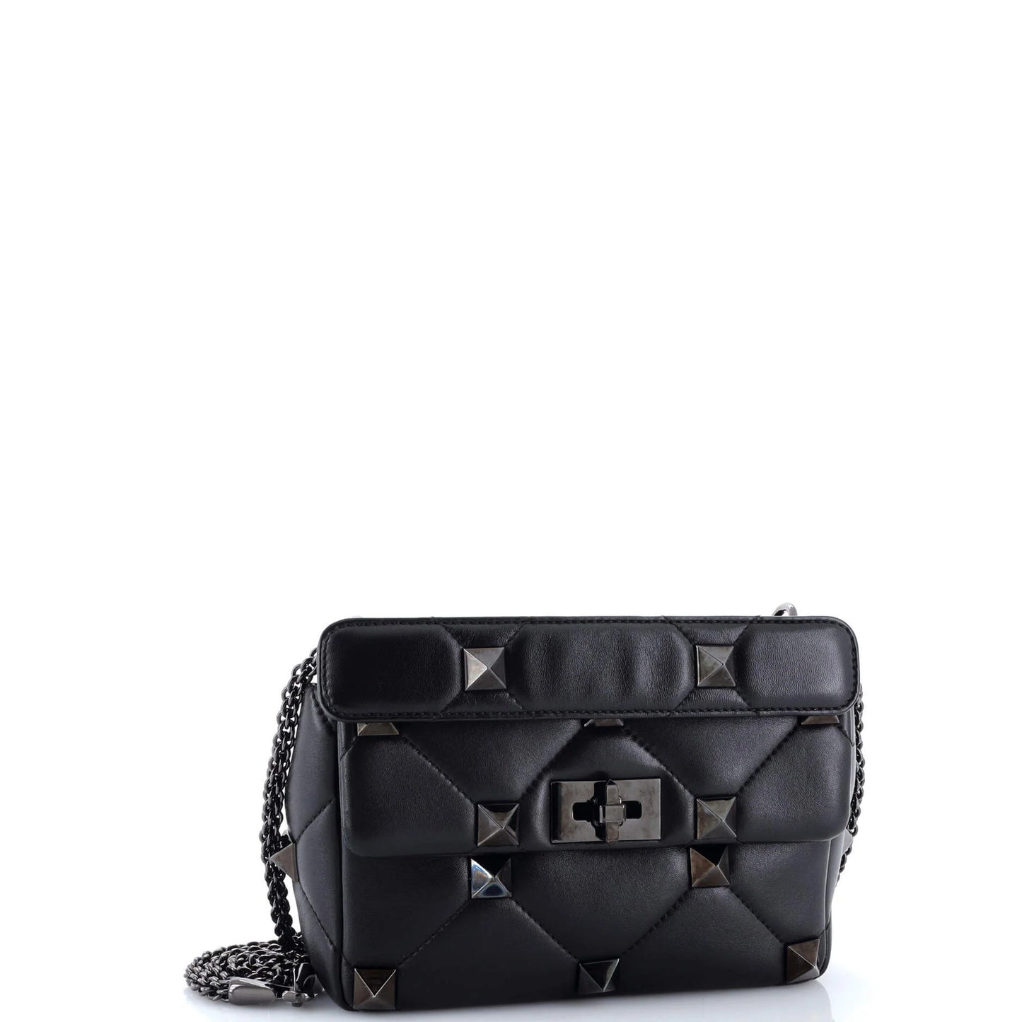 Valentino Garavani Roman Stud Flap Bag Quilted Leather Medium