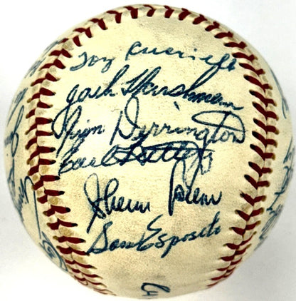 1957 Chicago White Sox Team Signed Baseball (27)
