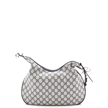 Gucci Attache Shoulder Bag Gg Coated Canvas Medium