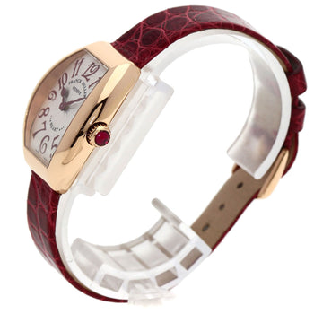 Franck Muller Heart To Heart Watches 5002Sqz K18 Pink Gold/Leather Ladies