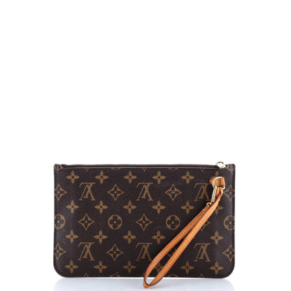 Louis Vuitton Neverfull Pochette Monogram Canvas Large