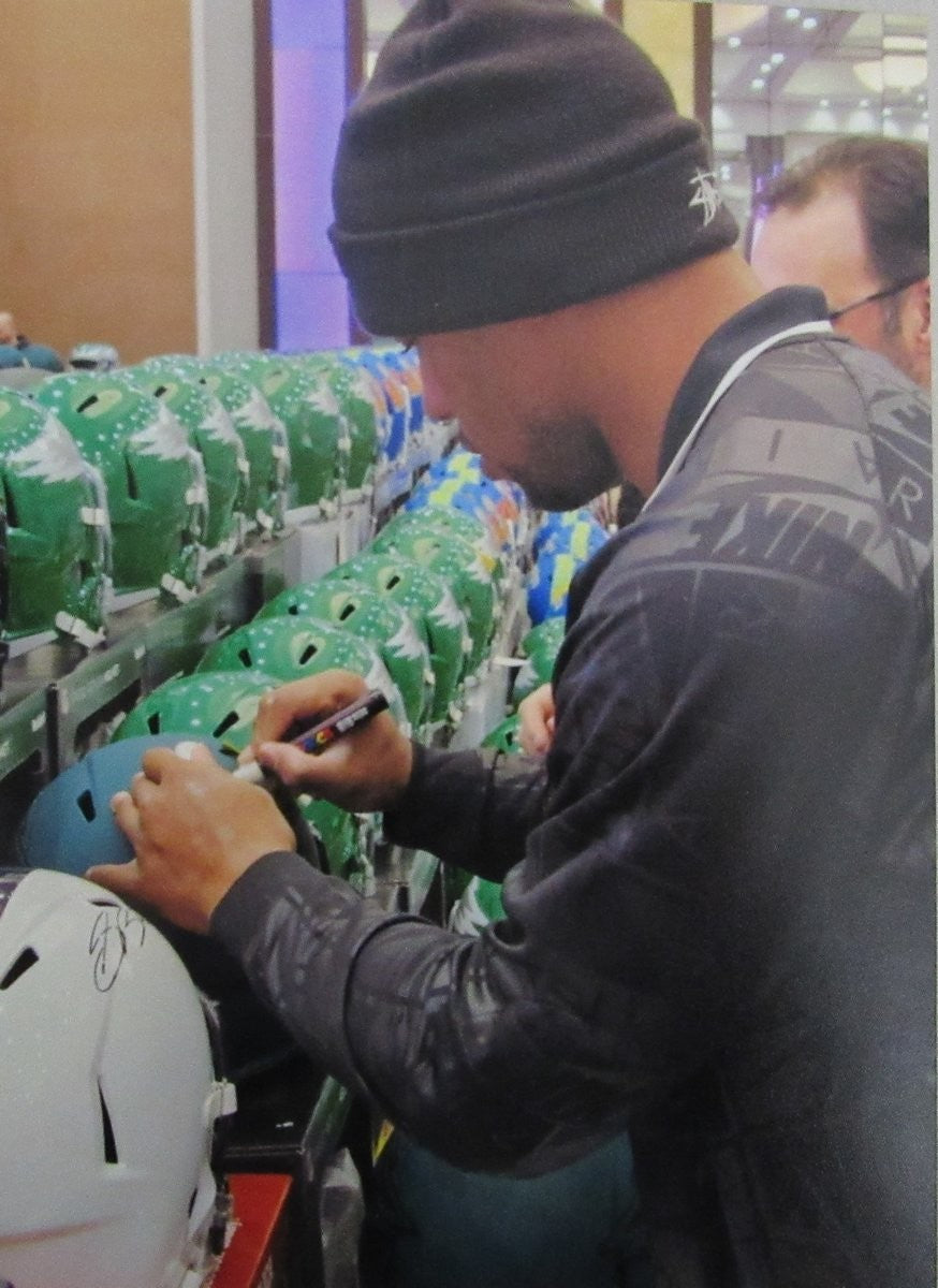 Saquon Barkley Signed/Auto Rave Full Size Replica Helmet Eagles Psa 195212